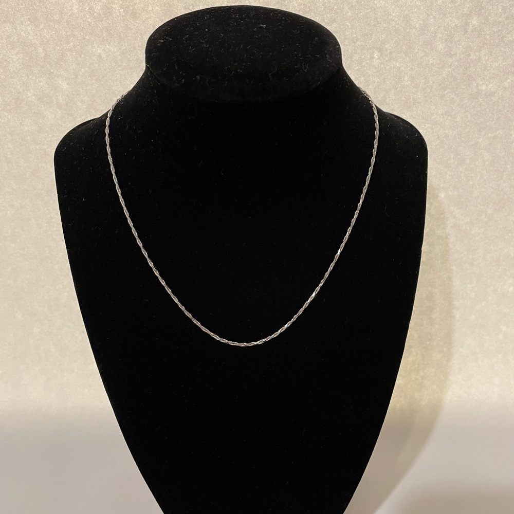 14k white gold chain